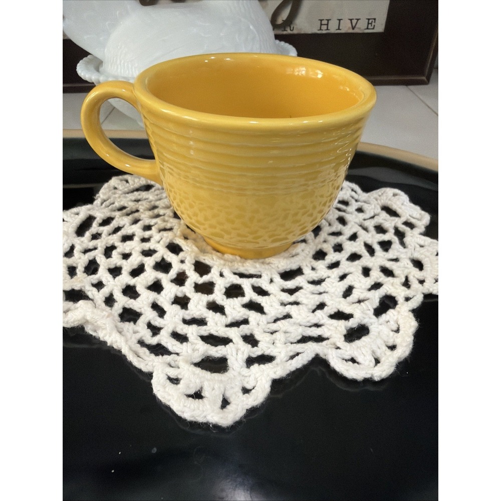 Fiesta Homer Laughlin Coffee Tea Cup Yellow Fiestaware HLC USA